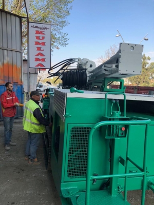 İş Makinası Kumlama